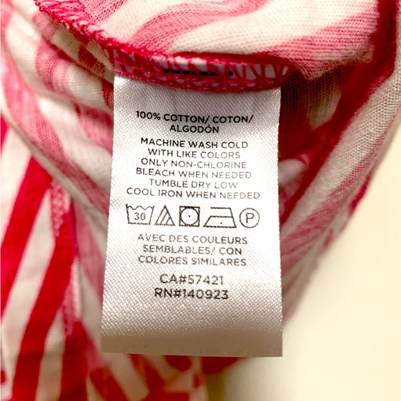 Loft Striped Short Sleeve V-neck Tee - Picture 3 of 3